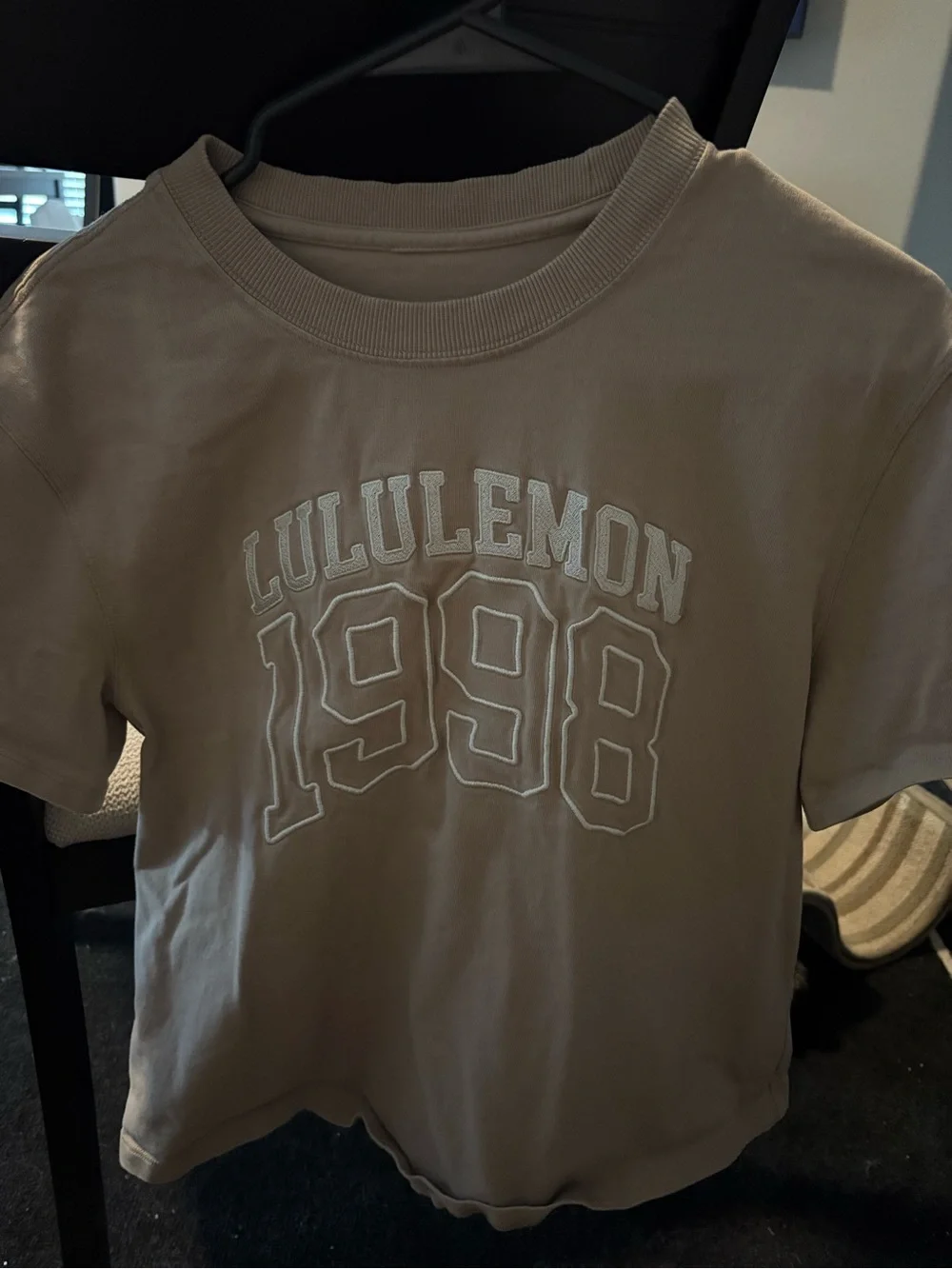 lululemon athletica 1998 Logo Tee - Cream/Tan
